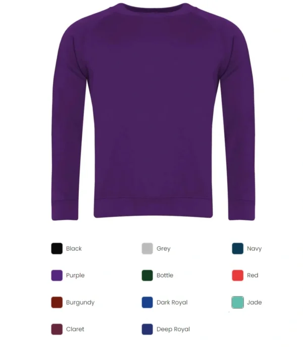 Banner Children's Select Sweatshirt Raglan Sleeved